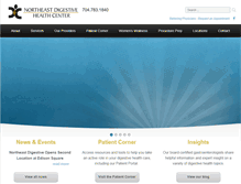 Tablet Screenshot of northeastdigestive.com